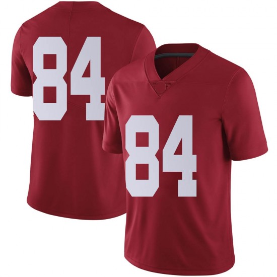 Alabama Crimson Tide Men's Joshua Lanier #84 No Name Crimson NCAA Nike Authentic Stitched College Football Jersey AY16H73VA